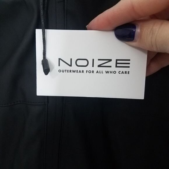 NOIZE Theo Raincoat Black XL NWT - Picture 7 of 14